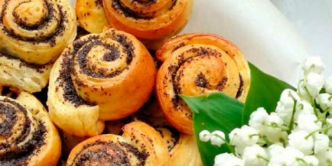 Makové buchty krok za krokem - jak vyrobit a zabalit krásně tvarované makové buchty